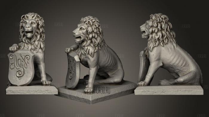 Chateau Lion stl model for CNC